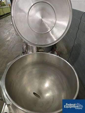 Market Forge #MT60E, Commercial Dual Soup Kettles, Stainless Steel, 30" & 26" diameter, dumpers & spigots - Image 6