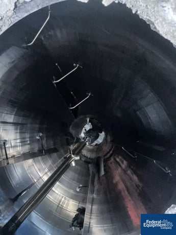 700 gallon SFI, Mix Kettle, Stainless Steel, 78" diameter x 21" straight side, dish top, 38" cone bottom, 15 - Image 6