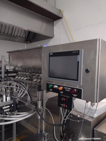 REB #IVS-8, Inline Piston Filler, 8-Head, 0.5 oz to 4.3 oz Fills, 127 CPM, AB PLC Control, 2020 - Image 2