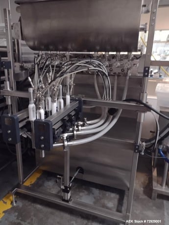 REB #IVS-8, Inline Piston Filler, 8-Head, 0.5 oz to 4.3 oz Fills, 127 CPM, AB PLC Control, 2020 - Image 3