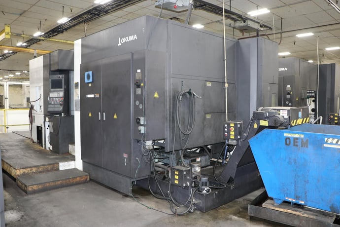 Okuma #MA-600HII, CNC horizontal machining center, 41.3" X, 35.4" Y, 38.5" Z, 60 automatic tool changer, 6000 - Image 3