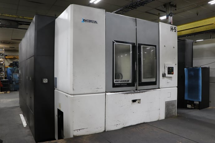 Okuma #MA-600HII, CNC horizontal machining center, 41.3" X, 35.4" Y, 38.5" Z, 60 automatic tool changer, 6000 - Image 6