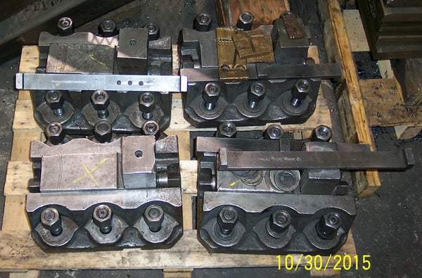 88" Stanko #1525, vertical boring mill, 98" swing, 86" under rail, 55 HP, 4-Axis Mitutoyo digital read out - Image 4