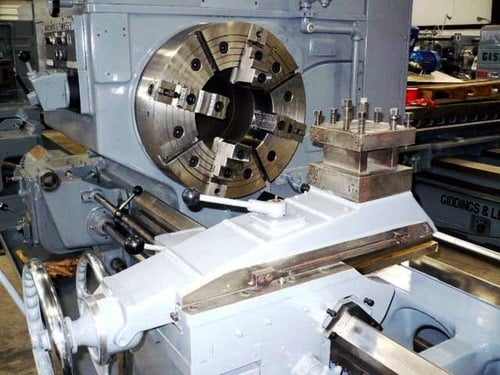 No. 4A Warner & Swasey, M3580, square head, saddle type turret lathe, 28-1/4" swing o/bed ways, 62" center - Image 5