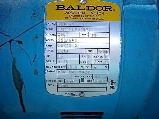 160 GPM, Thrush #1.5x2x7hpF-E300, centrifugal pump, 15 HP - Image 7