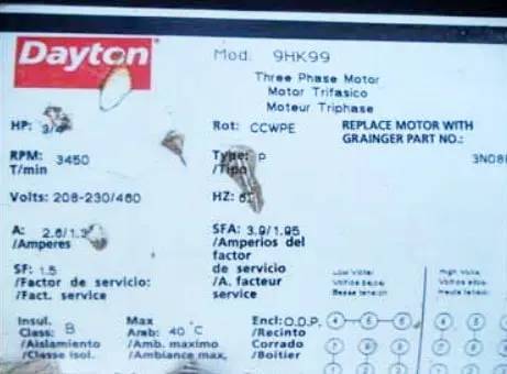 53 GPM, Dayton #4RH59, centrifugal pump, 0.75 HP - Image 8
