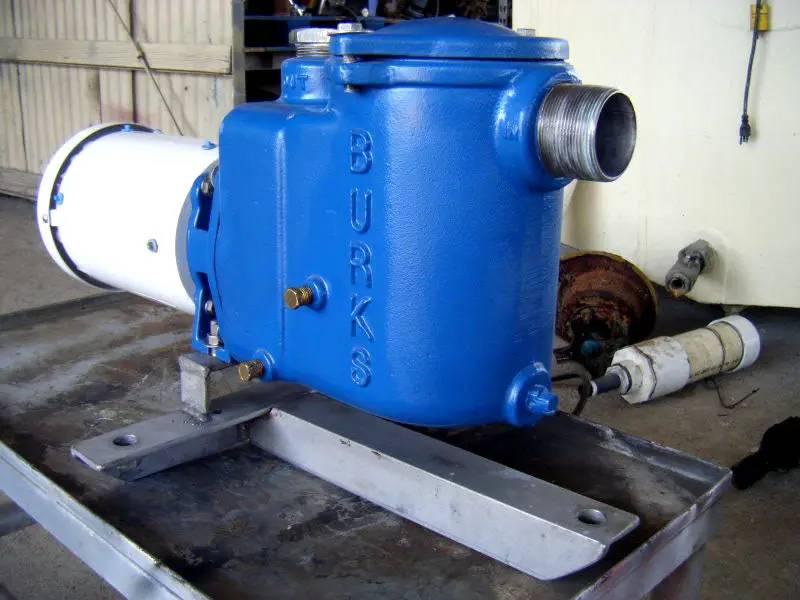 80 GPM, Burks #15WT5X, centrifugal pump, 1.5 HP - Image 8