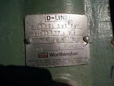 Worthington #D1132, centrifugal pump, 1.5 HP - Image 5