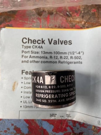 1/2" Parker #CK4A-2, check valve - Image 8