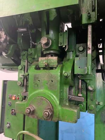 40 Ton, Rousselle #4, OBI back geared press, 4" stroke, 11" Shut Height, air clutch & brake, 45 SPM, 5 HP - Image 4
