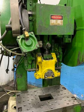 60 Ton, Rousselle #6, OBI back geared press, 4" stroke, 11-1/2" Shut Height, air clutch & brake, 50 SPM - Image 2