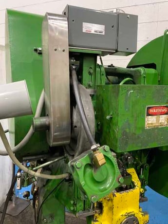 60 Ton, Rousselle #6, OBI back geared press, 4" stroke, 11-1/2" Shut Height, air clutch & brake, 50 SPM - Image 8