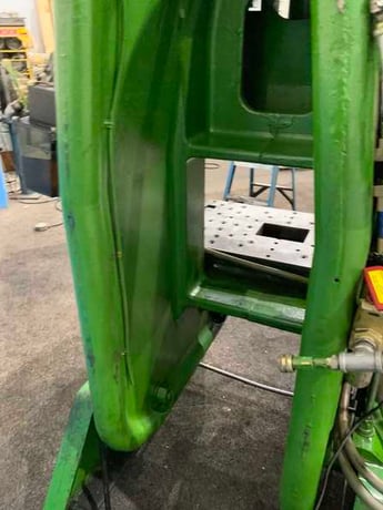 60 Ton, Rousselle #6, OBI back geared press, 4" stroke, 11-1/2" Shut Height, air clutch & brake, 50 SPM - Image 10