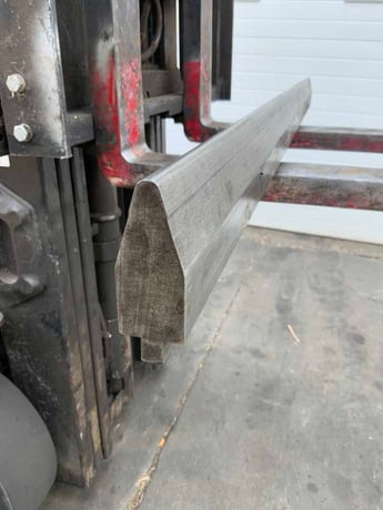 57" L, Male press brake die, 1-1/2"die width, 3-1/2"die height, 1/2"tang - Image 2