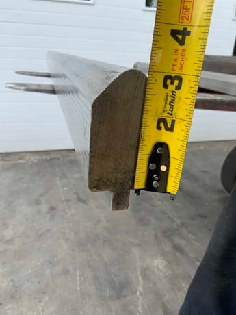 63" L, Male press brake die, 1-1/2"die width, 3" die height, 1/2"tang - Image 6