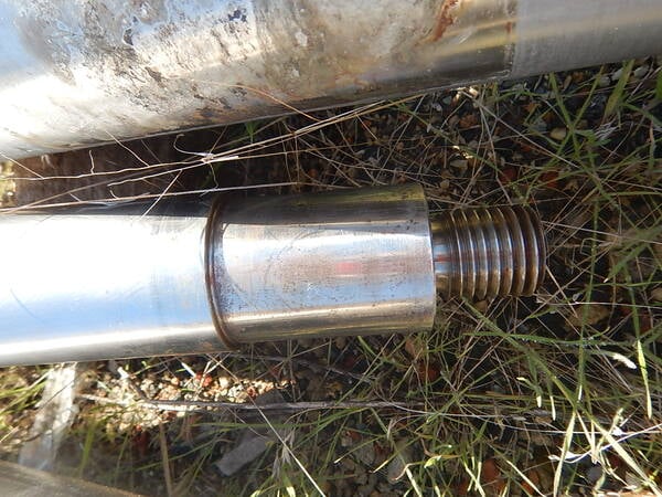1.5 HP Chemineer #1HTM-15, 2-Tier 4-Blade Pitched Impeller Agitator, Stainless Steel, 16" Span, 6' L Span - Image 3