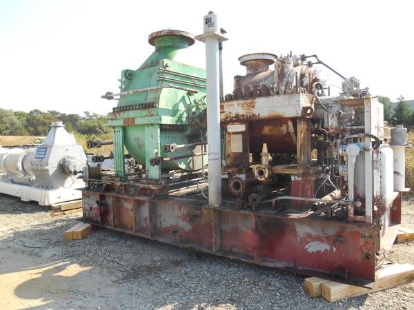 16980 cfm, Transamerica DeLaval #2CD37, Gas Compressor, 300 psig Suction/Discharge, 6809 HP, 8700 RPM - Image 1
