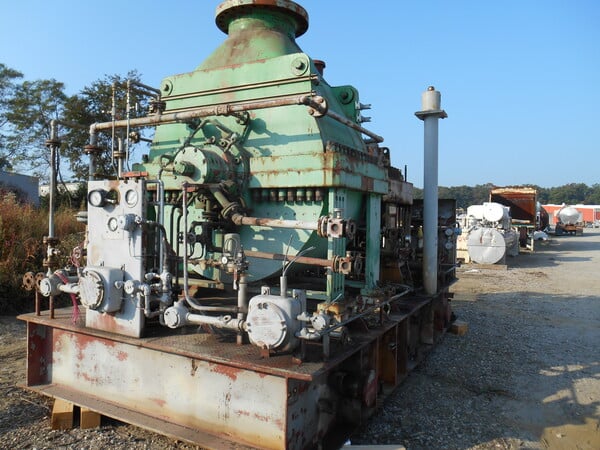 16980 cfm, Transamerica DeLaval #2CD37, Gas Compressor, 300 psig Suction/Discharge, 6809 HP, 8700 RPM - Image 2