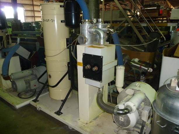 Piovan #F316/2, pneumatic mater, w/Water Cooled Polycooled Unit & Filter/Vacuum Chamber, 12.6 kW Motor - Image 1