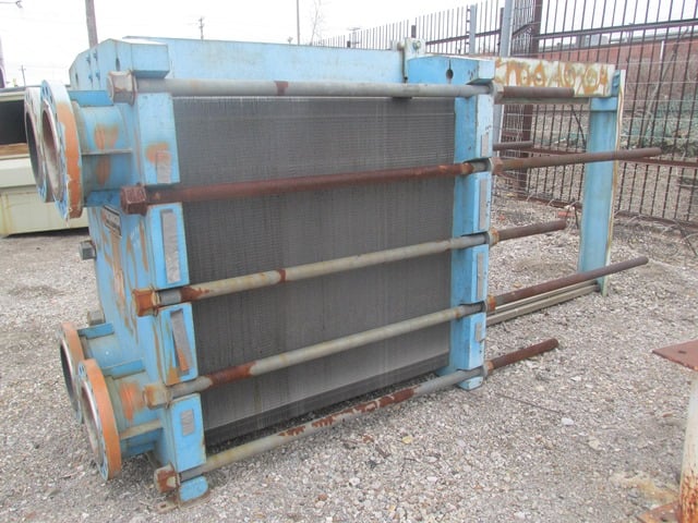 3908 sq.ft., Tranter #UFX-85-6-SP-401, superchanger Stainless Steel plate heat exchange, 12" Inlet/Outlet - Image 5