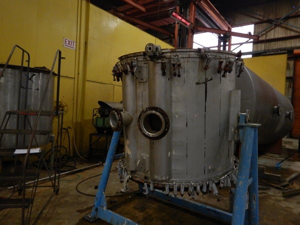 1712 sq.ft., Stainless Steel Spiral Heat Exchanger, Alfa-Laval, 130 psi @ 32/392 °F Chamber A, 87 psi @ - Image 3