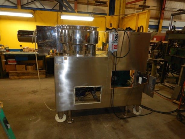 Luwa Marumerizer #QJ-700V, Stainless Steel Spheronizer, 700 mm diameter Bowl, 300-700 RPM, Side Product - Image 1