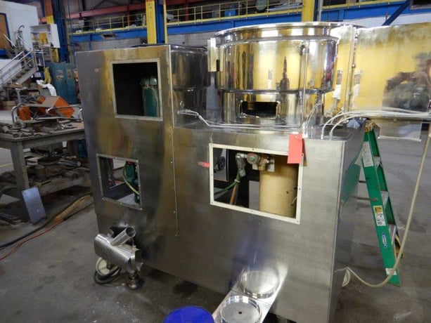 Luwa Marumerizer #QJ-700V, Stainless Steel Spheronizer, 700 mm diameter Bowl, 300-700 RPM, Side Product - Image 2