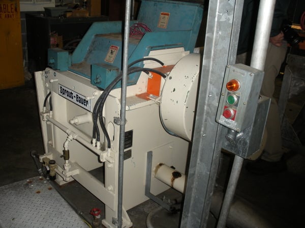 15" x 18" Sprout Bauer #DSF1518, Granulator, 7-Knife Rotor, (2) Bed Knife, 5" x 18" Hopper, 30 HP, 460 V - Image 1