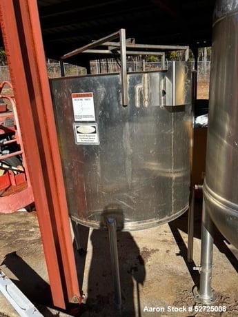 Cherry Burrell, Tank, Stainless Steel, vertical, flat open top, 4 legs - Image 1