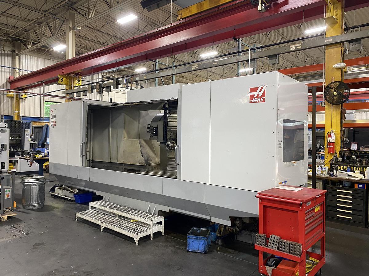 Haas #EC-3000, 3-Axis CNC horizontal machining center, 120" X, 40" Y, 32" Z, 6000 RPM, 30 side mount tool - Image 1