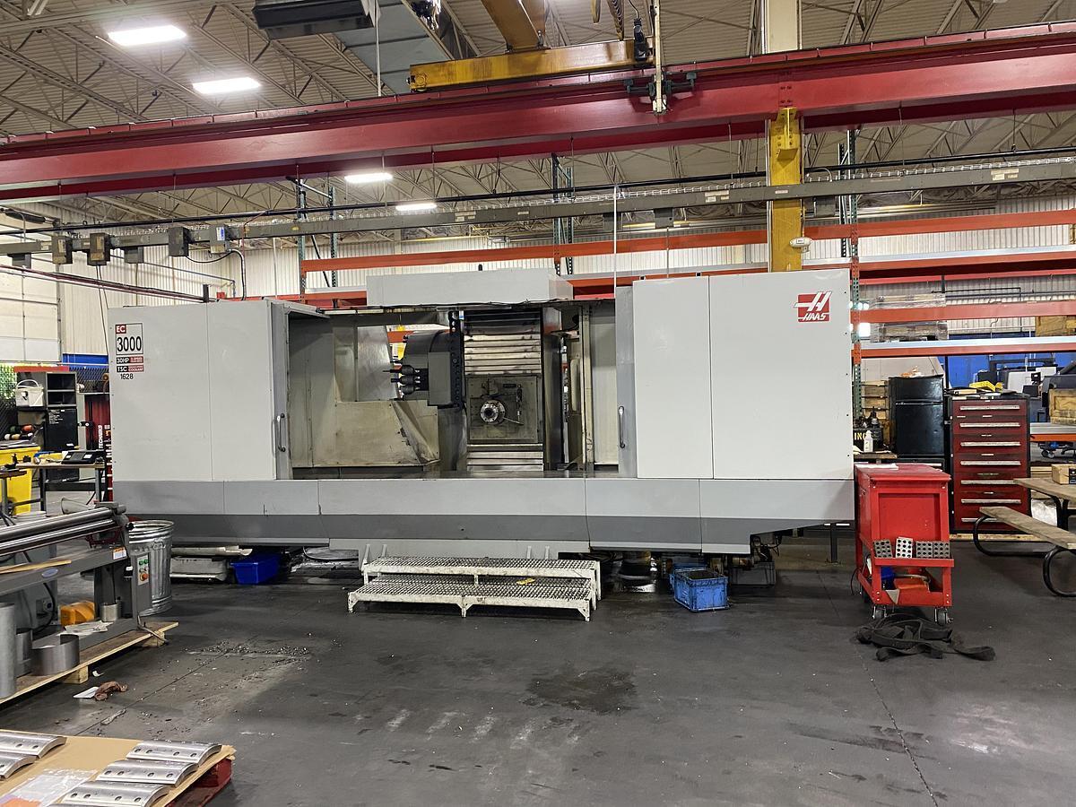 Haas #EC-3000, 3-Axis CNC horizontal machining center, 120" X, 40" Y, 32" Z, 6000 RPM, 30 side mount tool - Image 2