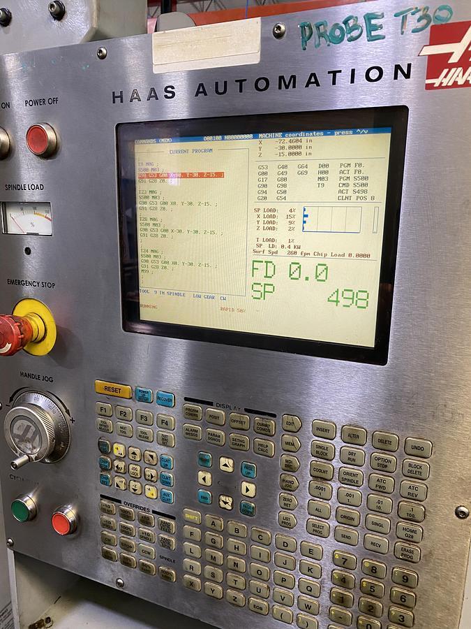 Haas #EC-3000, 3-Axis CNC horizontal machining center, 120" X, 40" Y, 32" Z, 6000 RPM, 30 side mount tool - Image 3