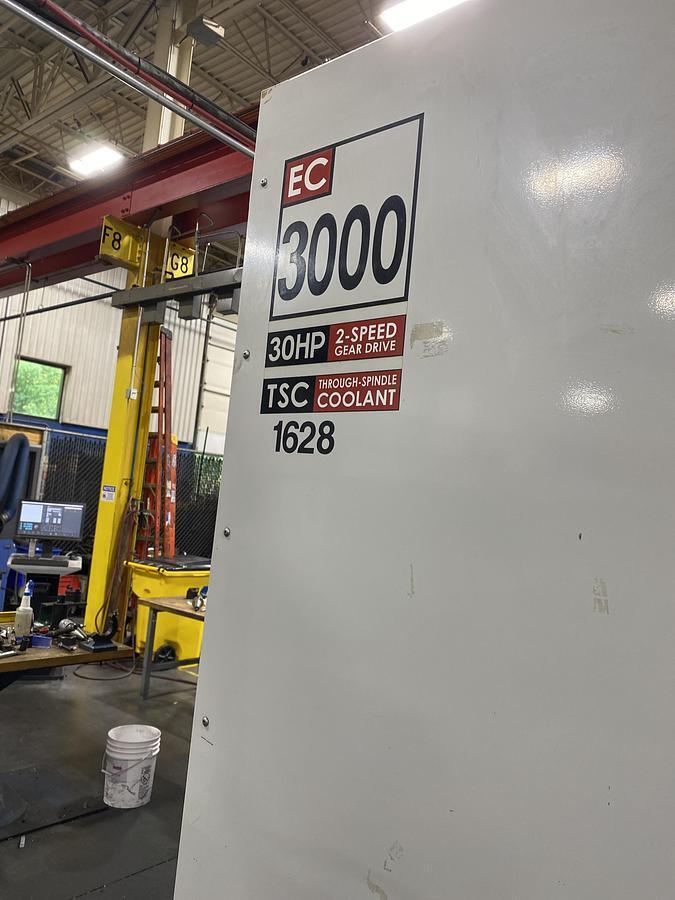 Haas #EC-3000, 3-Axis CNC horizontal machining center, 120" X, 40" Y, 32" Z, 6000 RPM, 30 side mount tool - Image 6