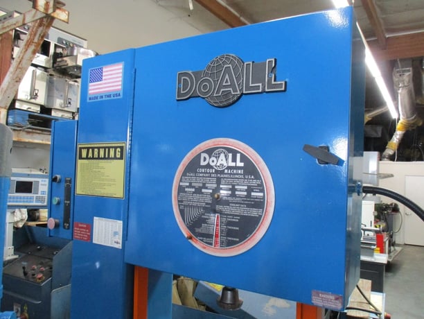 20" DoAll, vertical countour bandsaw, variable speed - Image 4