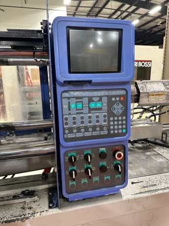 110 Ton, 5.6 oz., JSW #J110EII, horizontal plastic injection molder, 29.53" daylight, 16.14" x 16.14" tie bar - Image 7