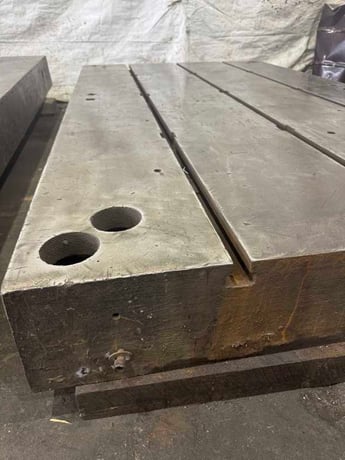 9 8" x 55" x 8", T-slotted floor plate - Image 2