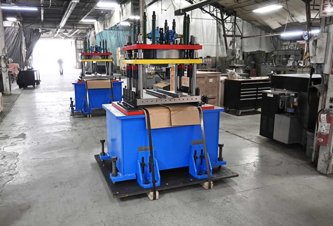 30 Ton, UCG, 4-post pneumatic cut-off press, 3 stroke, 36" between post, 2025, new - Image 3