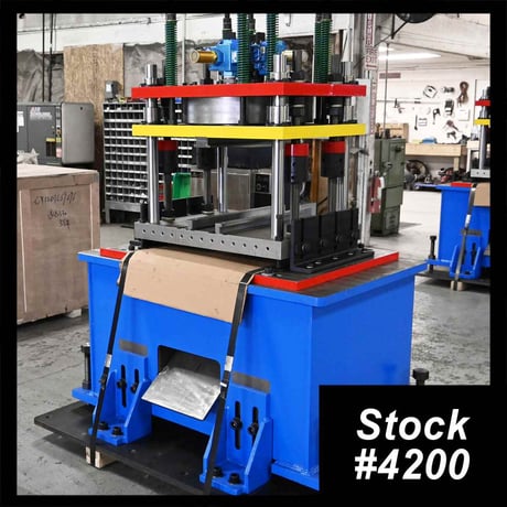30 Ton, UCG, 4-post pneumatic cut-off press, 3 stroke, 36" between post, 2025, new - Image 1