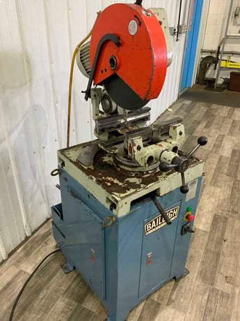 Baileigh #CS-350EU, cold saw, 14" blade diameter, 4.72"MAX VISE OPENING, coolant, 3 HP, 2007 - Image 2