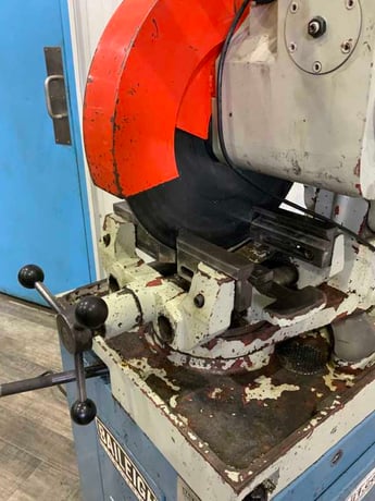 Baileigh #CS-350EU, cold saw, 14" blade diameter, 4.72"MAX VISE OPENING, coolant, 3 HP, 2007 - Image 6
