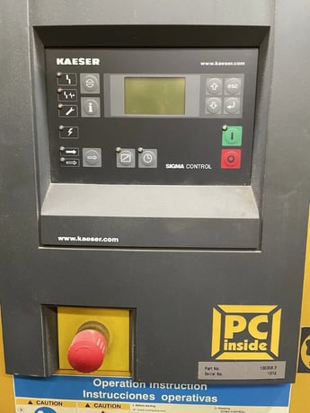 125 psig, Kaeser #SFC45 125, rotary screw air compressor, 60 HP, 2005 - Image 2