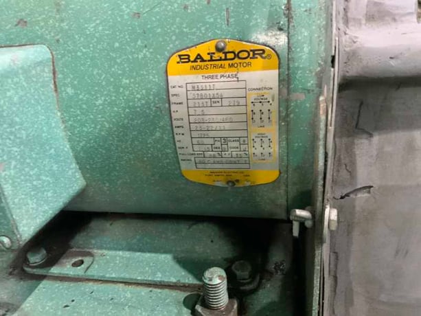 10 gauge x 8' Wysong #1096, power squaring shear, 24" front operated back gauge, 12 hold downs, 88" squaring - Image 9
