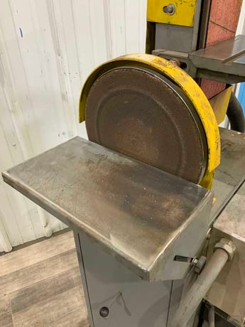 6" x 18" Belt/disc sander combo #300, 12" disc, 45° tilt, 1 HP - Image 2