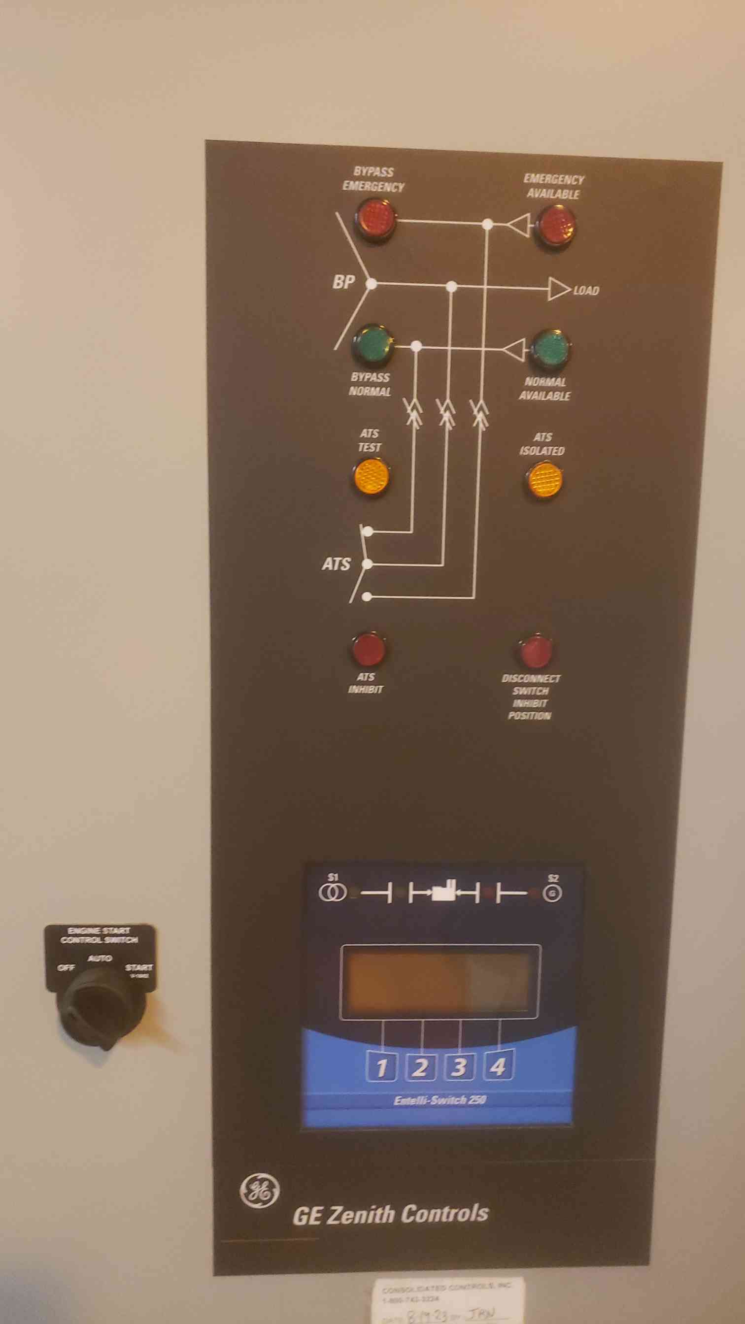 800 Amp. GE Zenith ZB5DB08031-07N, Transfer & Isolation Switch, 480/277 Volts, 3PH - Image 3