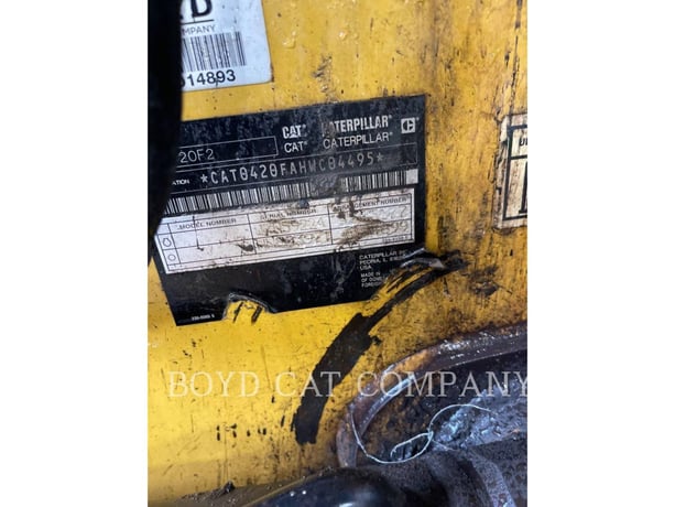 Cat 420F2ST, Backhoe Loader, 1804 hours, S/N: HWC04495, 2019 - Image 6