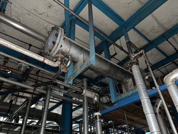 166 sq.ft., 85 psi shell, 35 psi/FV tube, Perry Products #12-166-FTSSX, Shell/Tube Heat Exchanger - Image 3