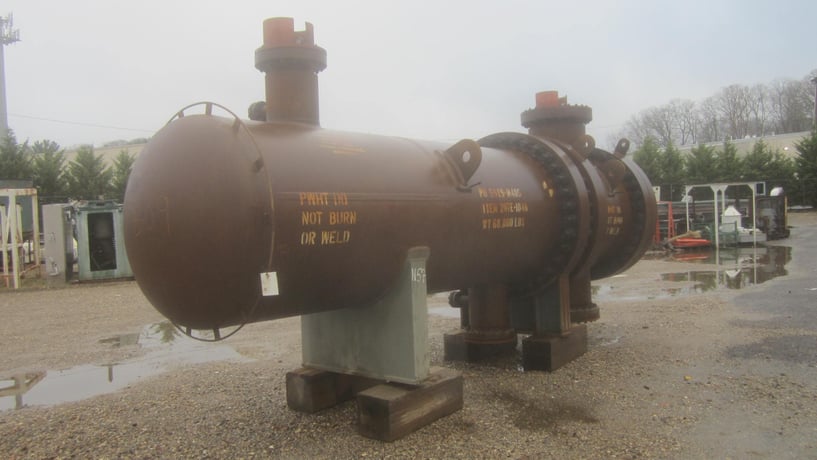 2589 sq.ft., 1080 psi shell, 866 psi tube, Ohmstede, Shell/Tube Heat Exchanger, Horizontal U-Tube, (480) 1" - Image 3