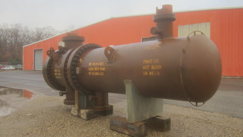 2589 sq.ft., 1080 psi shell, 866 psi tube, Ohmstede, Shell/Tube Heat Exchanger, Horizontal U-Tube, (480) 1" - Image 4