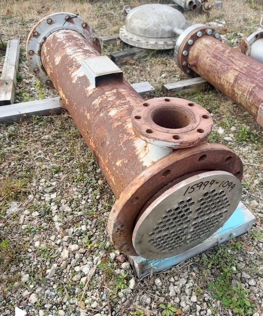 81 sq.ft., 100 psi shell, 100 psi tube, Perry Products, Shell/Tube Heat Exchanger, (104) 0.75" diameter - Image 7