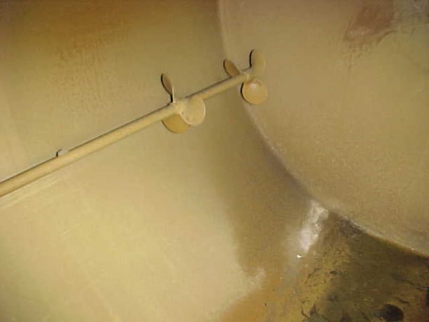 1000 gallon 70" diameter x 64" straight side, Polymer Lined Jacketed Vertical Tank, Steel Shell, Flat Top - Image 6